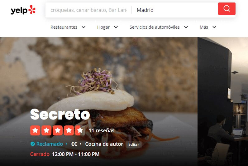 Inscríbete en sitios de reseñas como Yelp